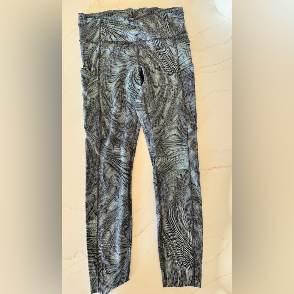 Lululemon fast and free leggings, size 8, 25” length